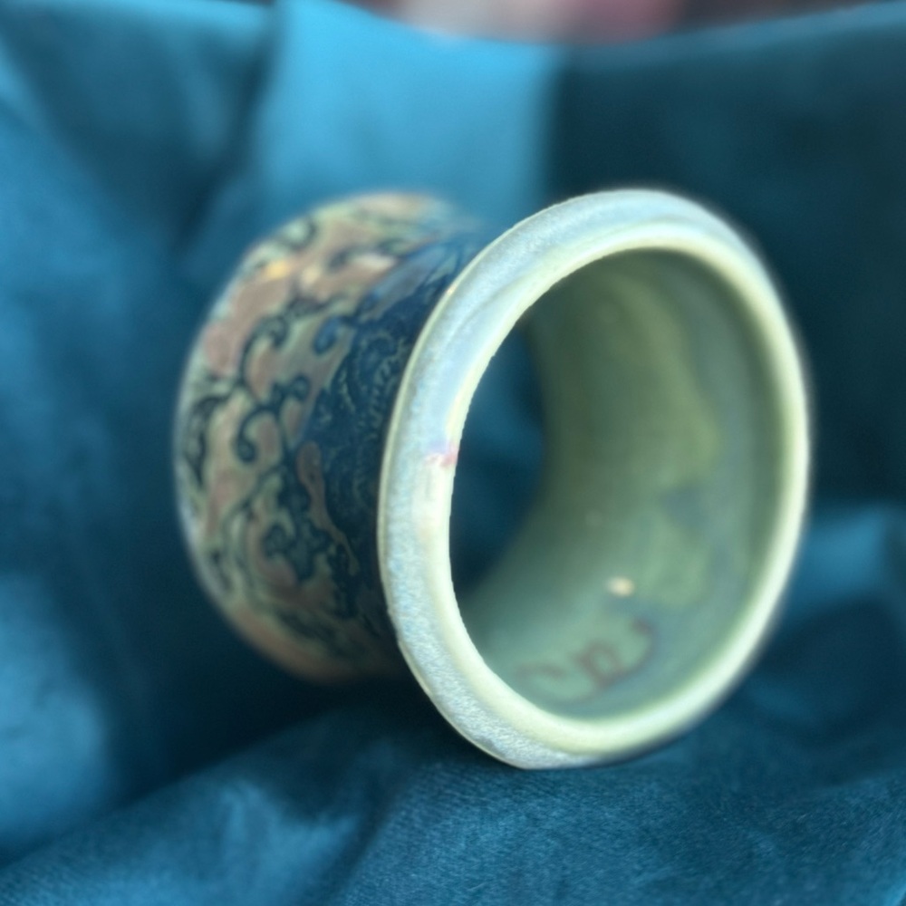 Handmade Ceramic Cuff - Picture 4 of 5
